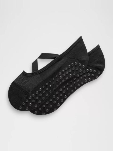 Unisex Find Your Balance Grip Tab Socks Strappy *Updated
