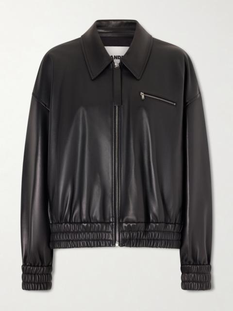 Leather Bomber Jacket