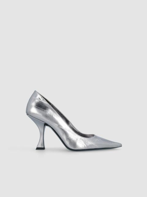 Viva Inox Eel Embossed Metallic Leather Pump