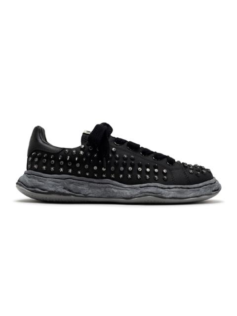 "CHARLES"OG Sole Studded Canvas Low-top Sneaker