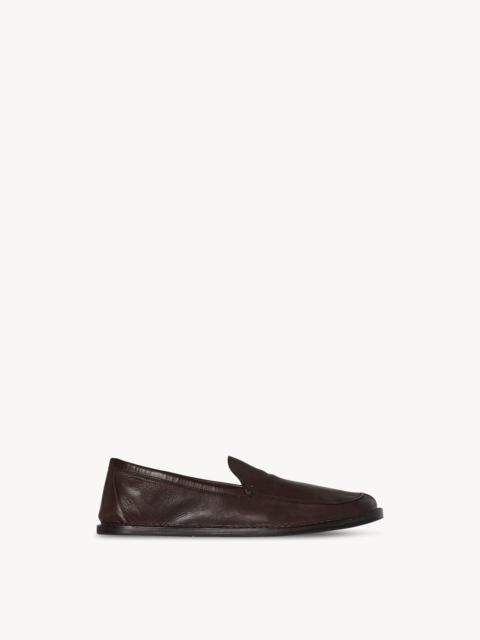 【関税込み】The Row ブラック Cary V1 ローファー THE ROW | Cary Leather Loafers | BLACK | Men | Lane Crawford