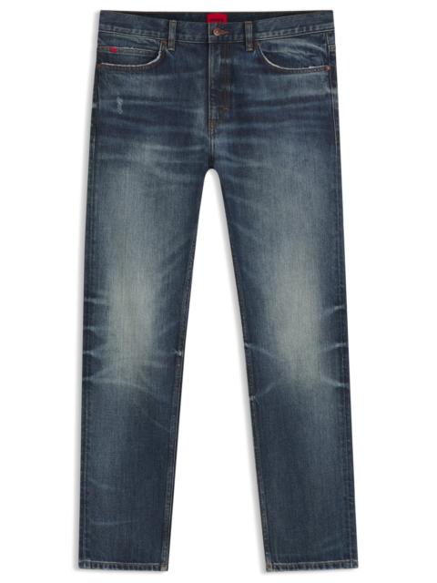 BLUE SLIM-FIT JEANS IN COMFORT-STRETCH DENIM