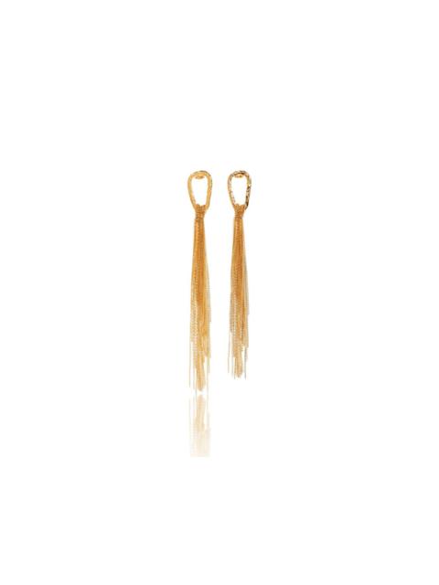 chain tassel earrings