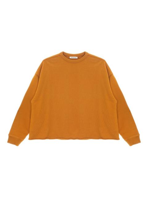 raw-hem cotton sweatshirt