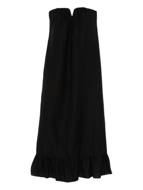 ruffled maxi dress
