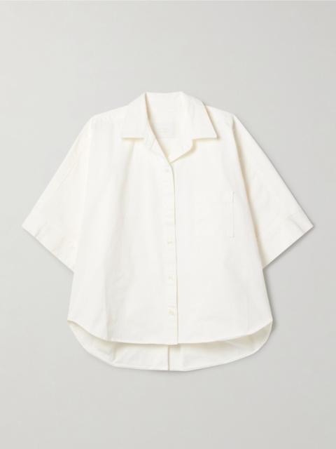 Claire Origami cotton shirt Ivory