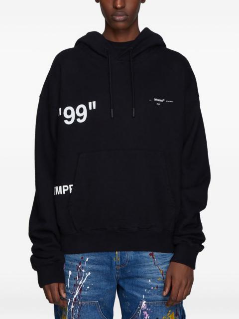 graphic-print hoodie