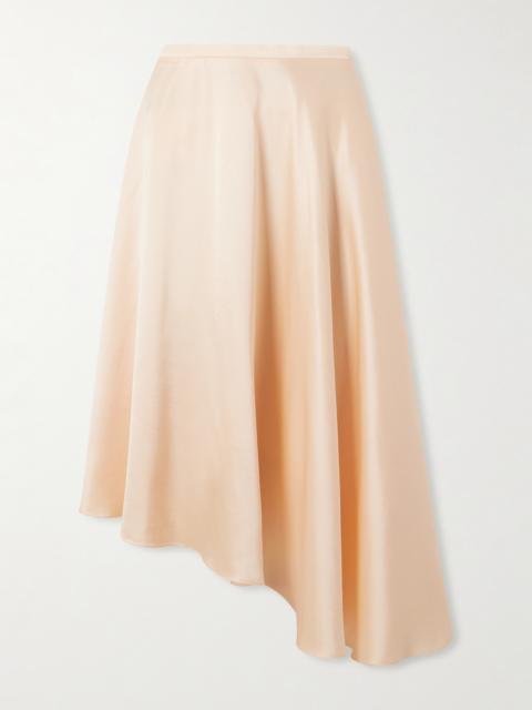 Oly Asymmetric Satin Skirt