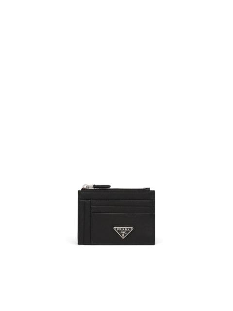 Saffiano leather card holder