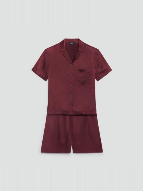 Short Pajama Set in Lounge Silk