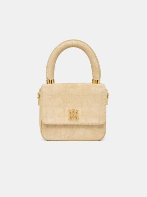 WOMEN'S CROC SUEDE MICRO MA BAG