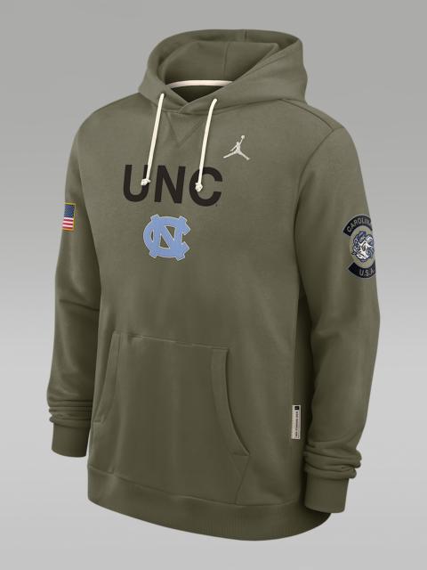 North Carolina 2025 Military Appreciation Men's Jordan Brand Dri-FIT College Pullover Hoodie