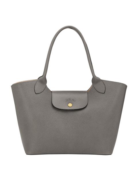Épure Shoulder bag Turtledove - Leather