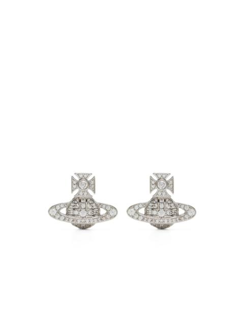 Orb crystal-embellished stud earrings