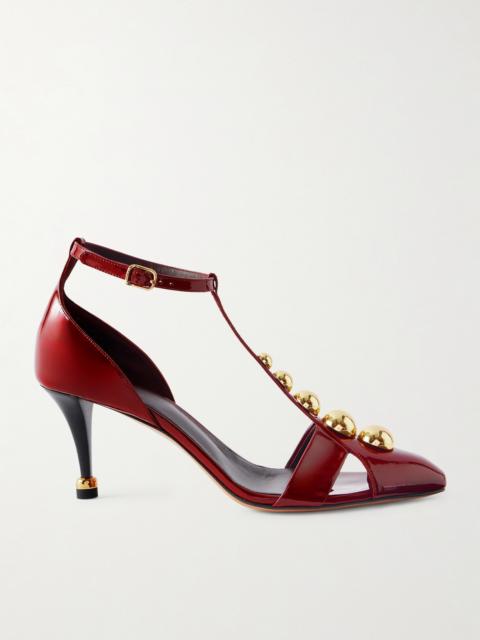 Cleiat Embellished Patent-leather Pumps
