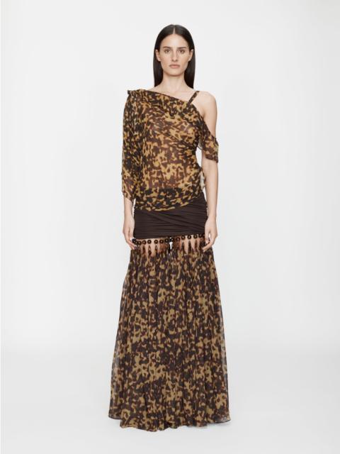 Tortoiseshell Droplet Jersey Skirt