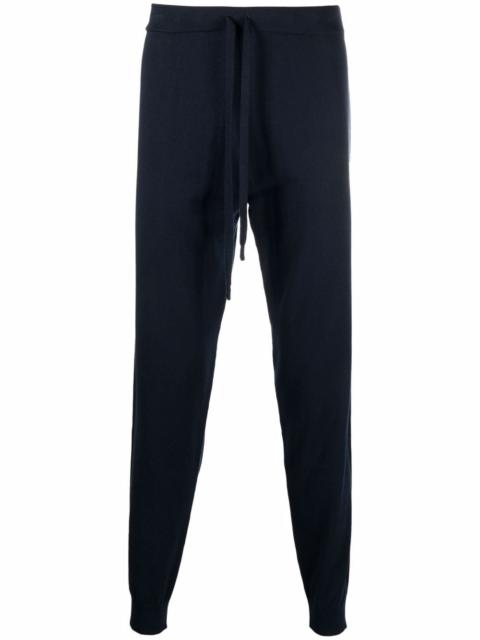 slim-cut track pants
