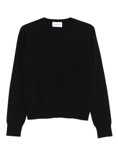 crew-neck cashmere sweater
