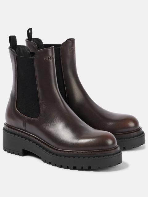 Leather Chelsea boots