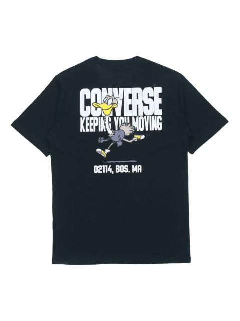 Converse Keep Moving Short Sleeve T-Shirt 'Black' 10021124-A01