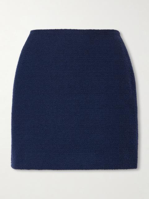 Cotton-blend Tweed Mini Skirt