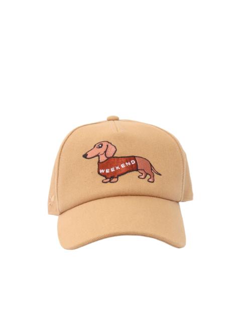 dog embroidered hat