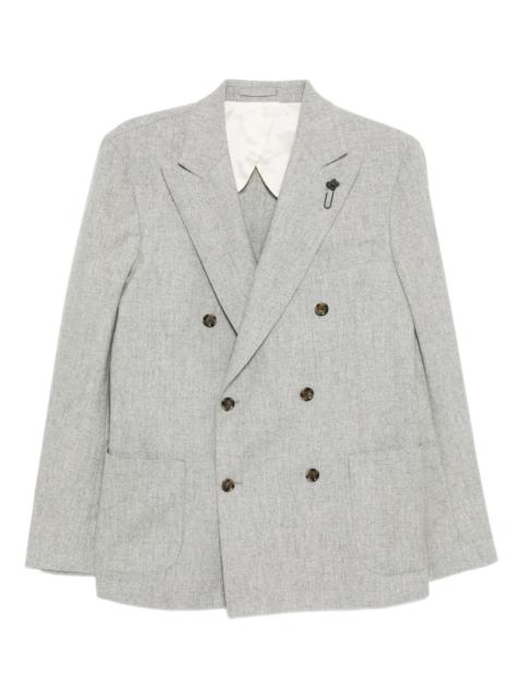 double-breasted blazer