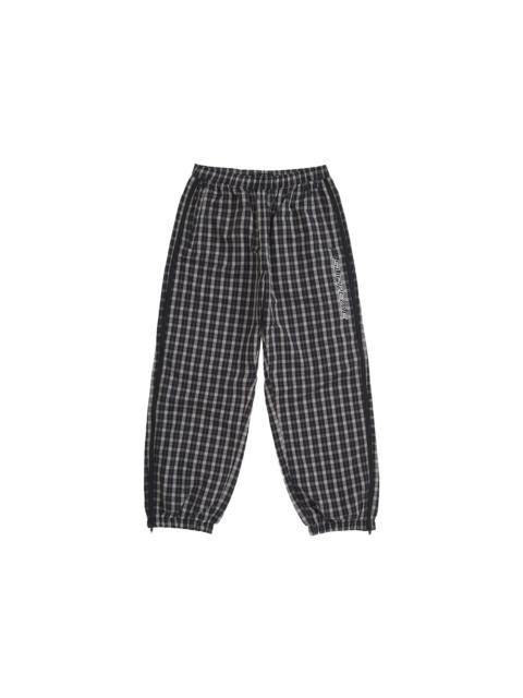 Supreme Plaid Warm Up Pant Black