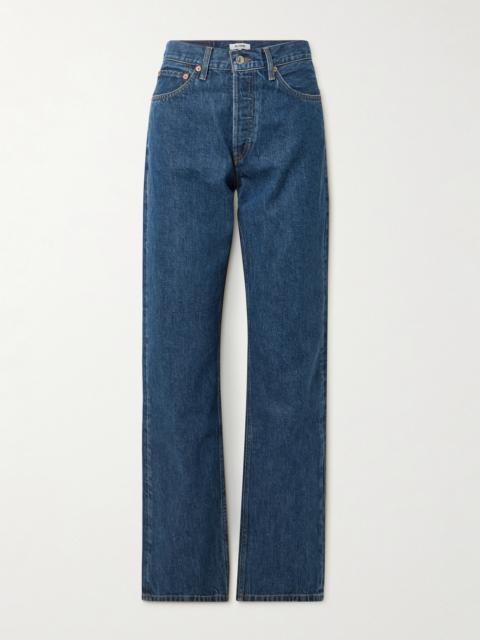 90s High-rise Straight-leg Jeans