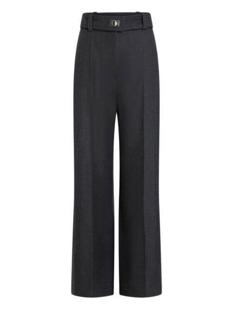 virgin-wool trousers