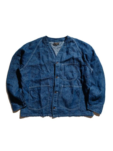 Engineer Jacket Twill Linen Indigo