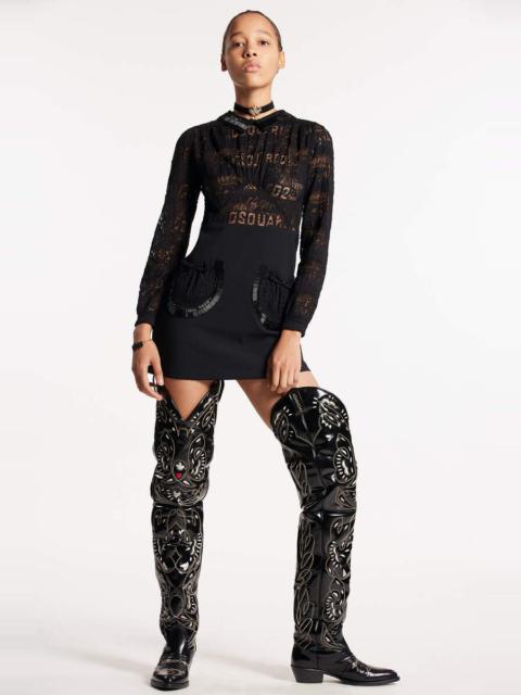 DSQUARED2 LACEY MINI DRESS