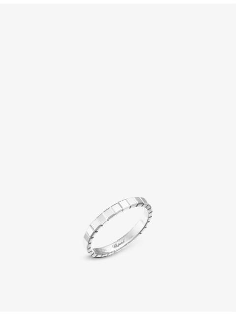 Ice Cube 18ct white-gold ring