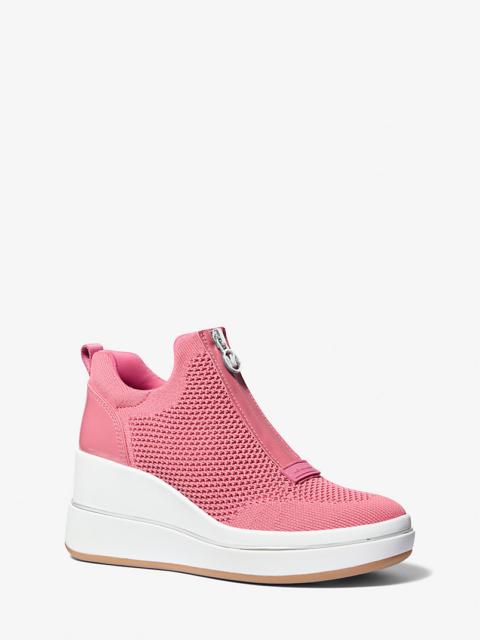 Emmy Mesh Zip-Up Wedge Trainer