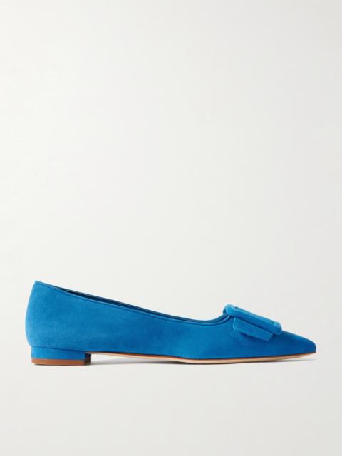 Maysale Suede Point-toe Flats