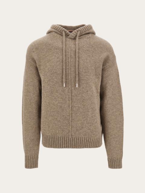 Hooded knit