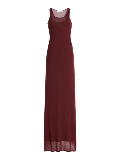 Exclusive Fynn Knit Maxi Dress red