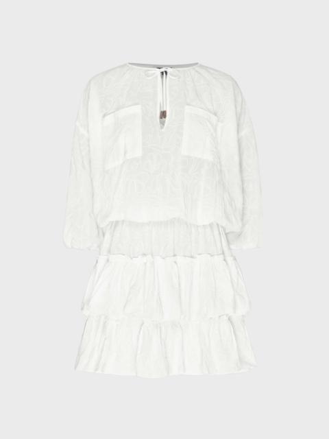 WOMEN VISCOSE DRESS SEASHELLS