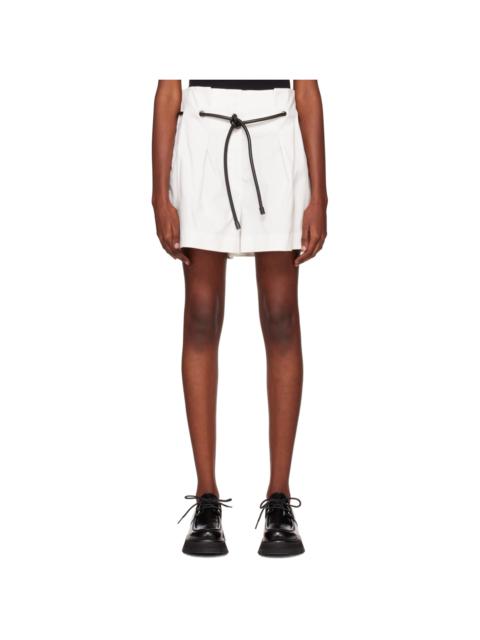 White Origami Shorts