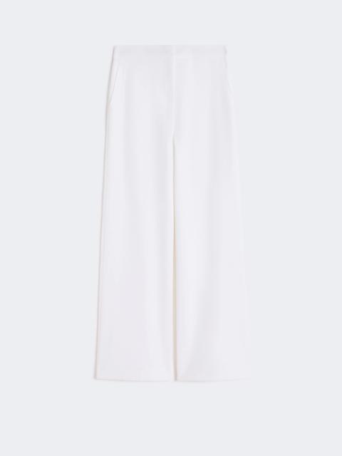 Cotton crêpe trousers - WHITE