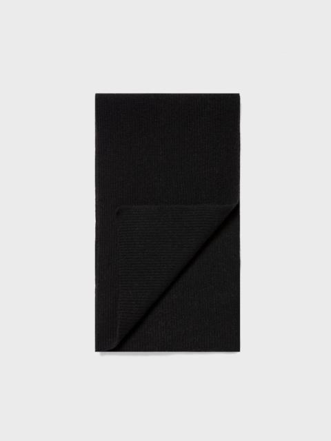 Cashmere Ribbed Scarf