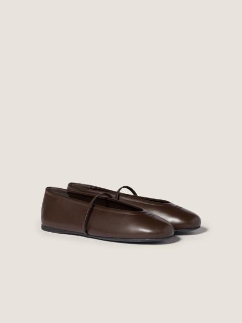 Nappa leather ballerinas