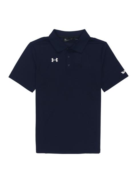 Men's Under Armour Casual Sports lapel Training Breathable Short Sleeve Polo Shirt Blue 21500537-408
