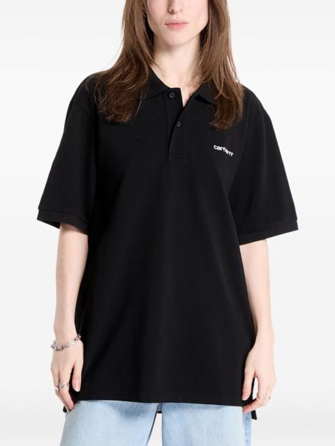 Script-logo polo shirt