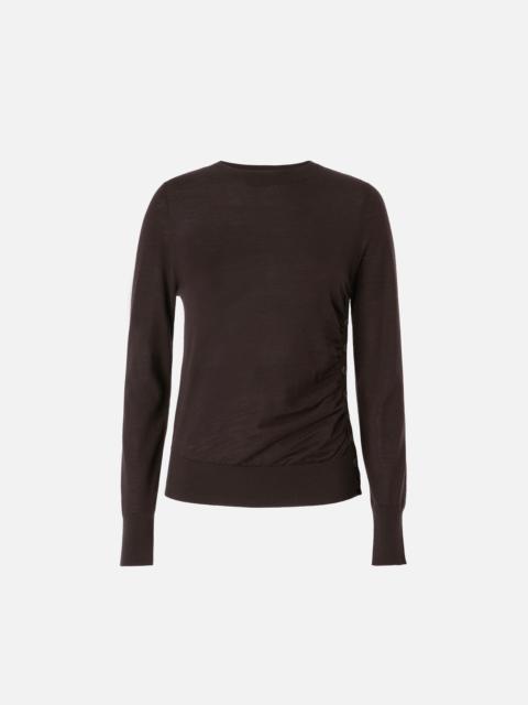 WOOL SWEATER WITH SIDE BUTTONS