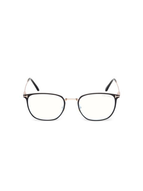 square-frame glasses