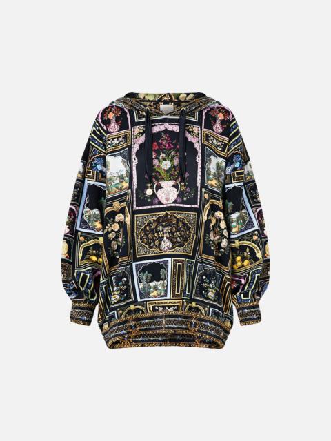 SILK HEM BAND BOYFRIEND HOODIE