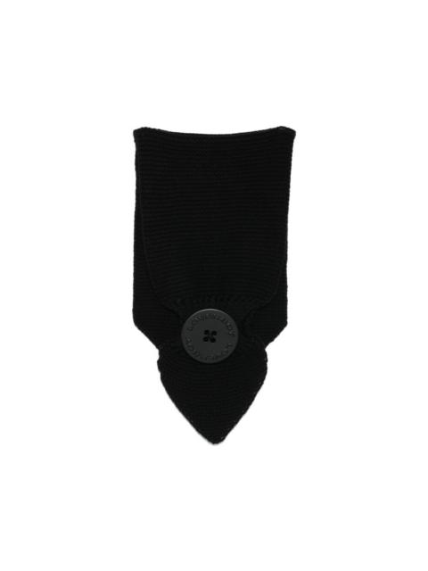 Cyclops button scarf