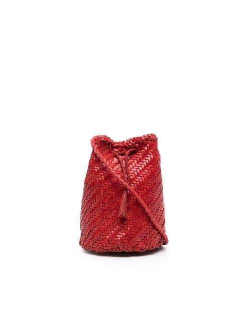 Pompom Double Jump bucket bag