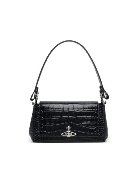 medium Hazel logo-plaque shoulder bag